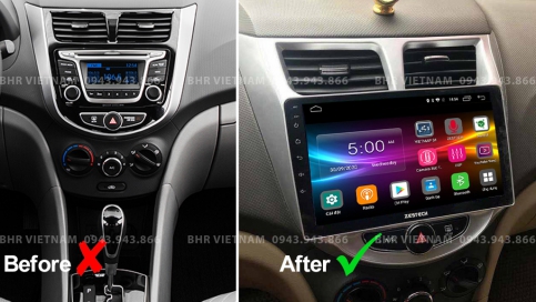 Trải nghiệm âm thanh DSP 8 kênh trên màn hình Zestech Z500 Hyundai Accent 2011 - 2016